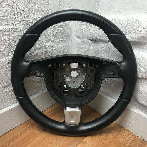 Volante sport pelle nera - pelle,