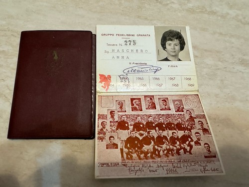 Tessera fedelissimi granata - tessera,