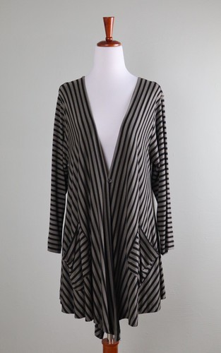 Maglione cardigan righe - cardigan, a