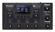Zoom B6 Processore Pedaliera Multieffetto Basso Chitarra Full Color LCD Touchscreen
