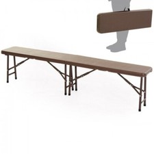 Panca pieghevole noce - panca, 183x30