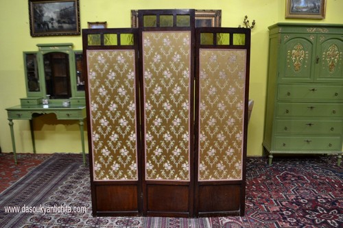 Antico paravento stile liberty - paravento,