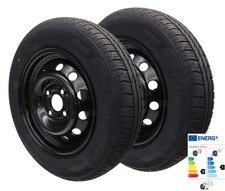 2x Ruota Completa 145/80R13 79N XL 4x100 145 80 Rimorchio Cerchione 4Jx13 M S