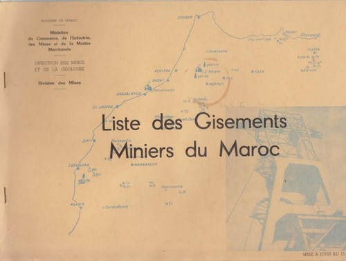 Liste des gisements miniers - liste,