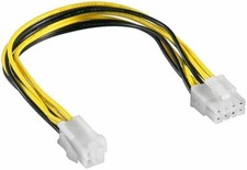 Adattatore di corrente interno 4 PIN Molex P4 maschio a 8 PIN femmina EPS ATX 1.3>2.0