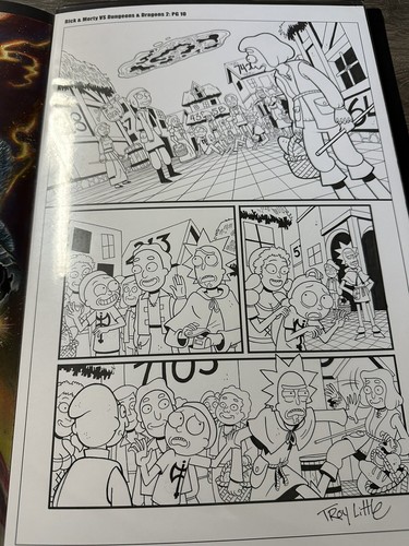 Troy little original art - little,
