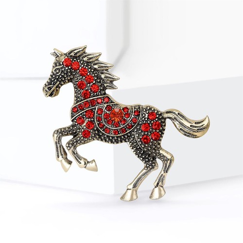 Spilla cavallo smaltata