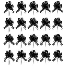 Fiocco regalo 8x6" 20pz nero