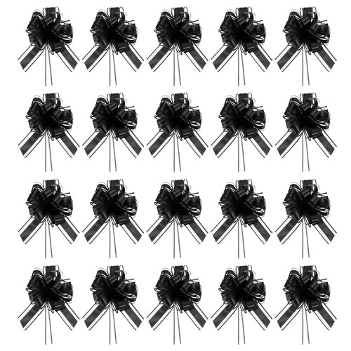 Fiocco regalo 8x6 - 20pz, nero