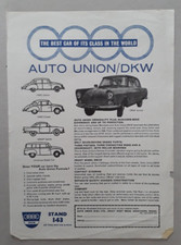 Brochure/Opuscolo Auto Union