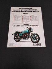 1978 YAMAHA XS 1100 MOTO MOTORCYCLE 1970's PUBBLICITA VINTAGE AD