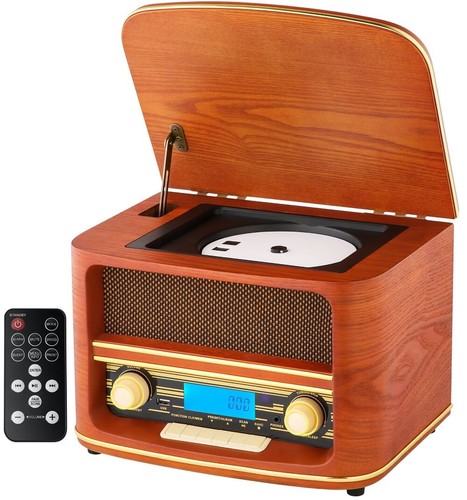Radio legno retrò - in,