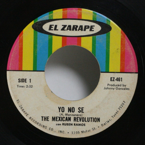 Mexican revolution yo no - 45, 7"