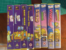 The Simpsons 8 VHS tapes