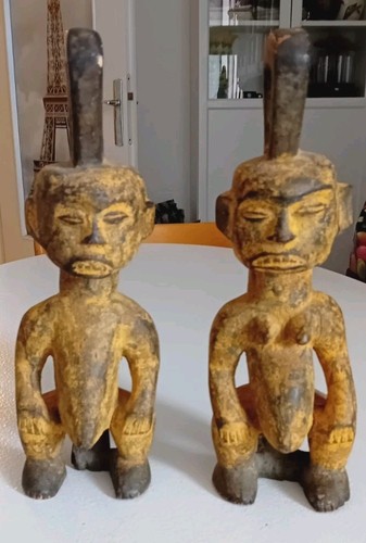Couple statues africaines - couple,