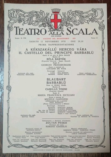Locandina teatro alla scala - alla,