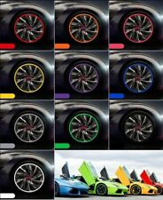 CERCHI IN LEGA PARACOLPI DA GRAFFI BORDO ADESIVO TUNING CAR DECORAZIONE 8 MT PV