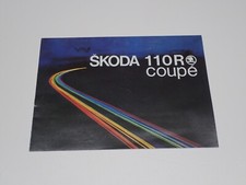 SKODA 110 R COUPE' DEPLIANT BROCHURE PROSPEKT (C1-61)