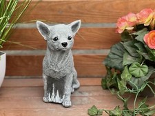 Figura di Pietra Chihuahua Medi Resistente Al Gelo Giardino Cane Statua da