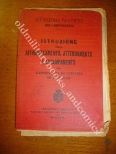 ISTRUZIONE SULLO AFFARDELLAMENTO ATTENDAMENTO E ACCAMPAMENTO PER L'ARTIGLIERIA