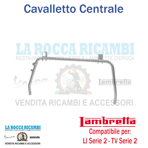 Cavalletto cromato lambretta - cavalletto,
