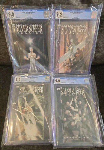 Silver surfer requiem 4 - silver, #1-
