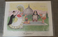 1991 - GIORGIO FORATTINI - IL RISORGIMENTO - NON POSSUMUS!  - TAVOLA 39X29 CM