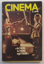 libro CINEMA Io TIGRE tu TIGRE egli TIGRA - n° 8/1978