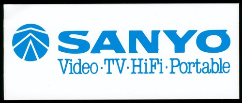Adesivo pubblicitario sanyo - pubblicitario,