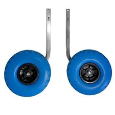 Schlauchboot Transport-Räder  Klappbare Slipräder Typ Heckräder Farbe schwarz