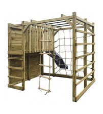 PARCO GIOCHI PER BAMBINI IN LEGNO DOMUS "SIGMA" 377,6X210X185,6CM