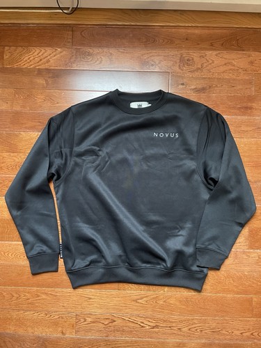 Felpa girocollo novus nyc nero - nyc,
