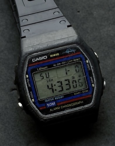 Orologio digitale uomo vintage