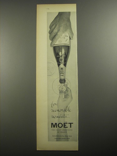 1956 moet champagne - -, for