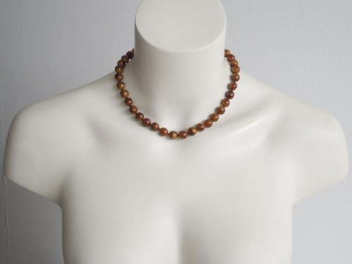 Collana vetro vintage con - collana,