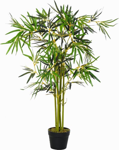 Vaso artificiale con bambu - artificiale,