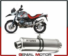 Scarico Storm by Mivv Oval acciaio inox per Bmw R 1150 Gs 1999 > 2003
