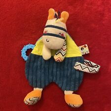 🇫🇷 doudou zèbre cheval bleu vert dentition attache Tétine TUC TUC État NEUF