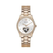 Orologio Donna Solo Tempo GUESS GW0380L3 Cinturino Acciaio PVD Rosato con Cuore