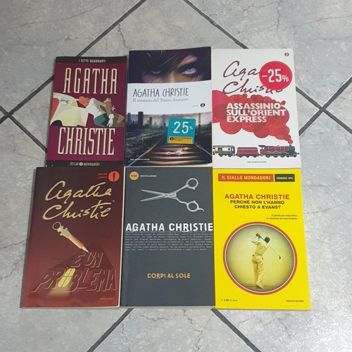 Lotto libri gialli agatha - libri,