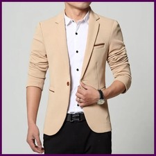 Giacca tuta blazer uomo slim