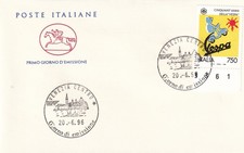 VESPA CINQUANT'ANNI  FDC  1996