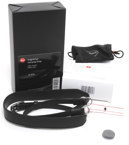 Leica carryng strap - leica, black