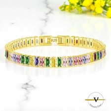 Bracciale donna tennis argento - bracciale,