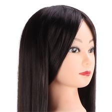 Manichino Capelli Lunghi Testa Parrucchiere Professionale Pratica Capelli Styling Trai GF0