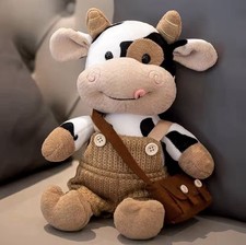 Mucca Peluche 26 cm Morbida