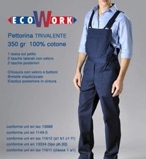SALOPETTE DA LAVORO IN COTONE