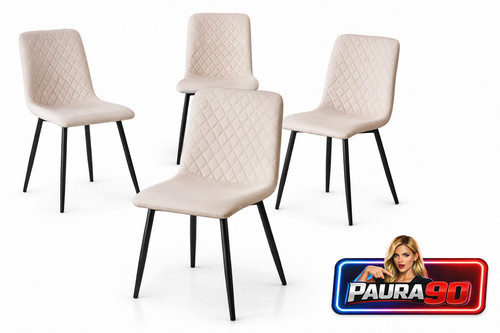 Set sedie beige con - beige,