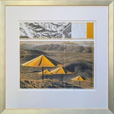 Christo Gli Ombrelli Giallo