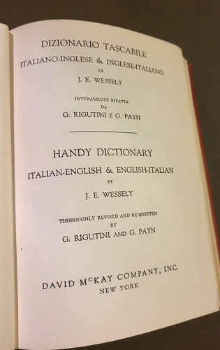 Dizionario tascabile - dizionario,